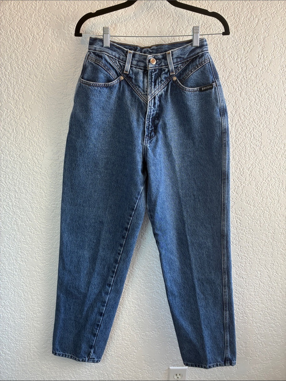 Rocky Mountain Bareback Jeans High Rise Tapered V-Pleats VINTAGE 25